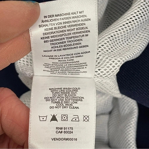 Fila Slade Track Jacket Men Logo Spell Out Red White Blue USA Windbreaker med - Picture 11 of 16